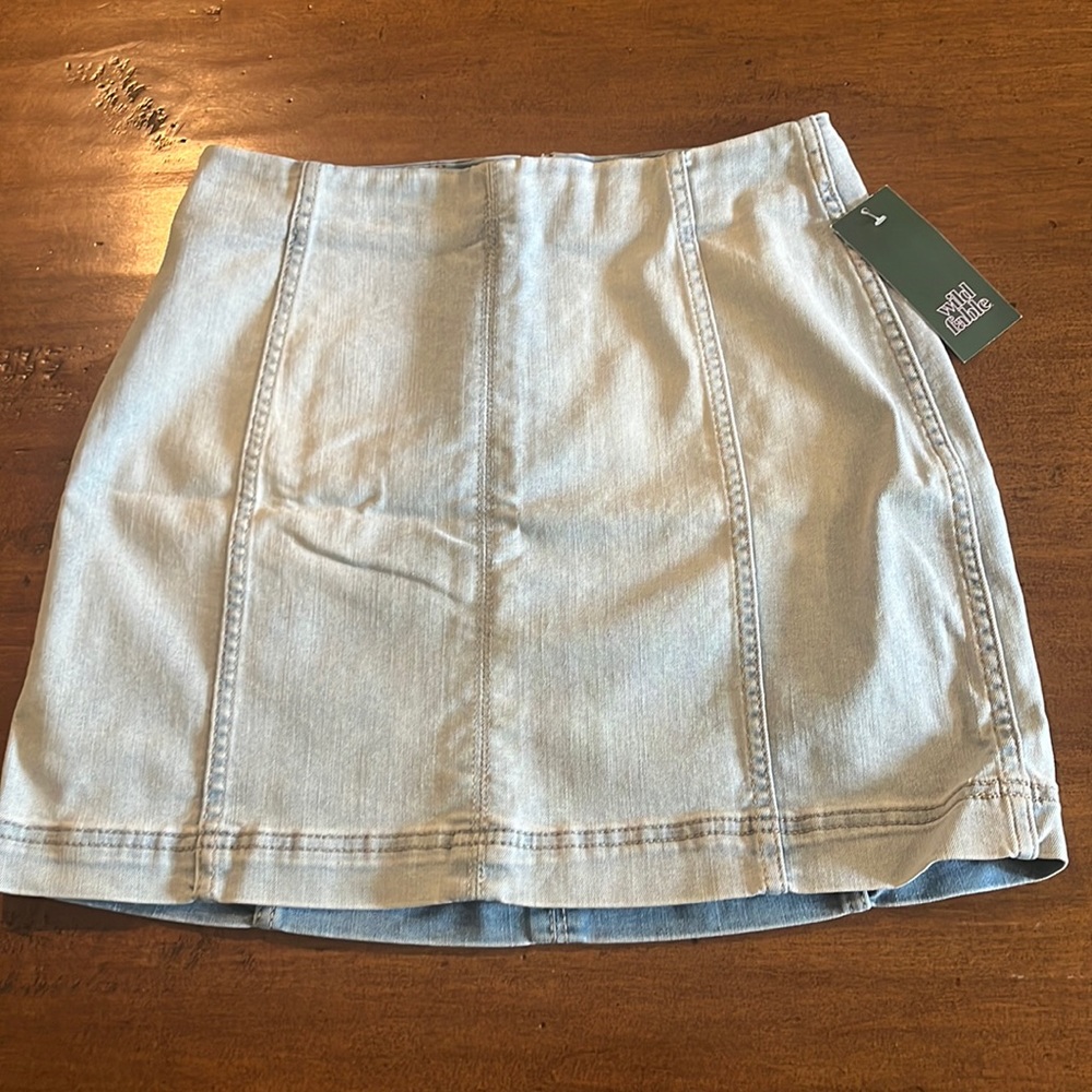 Denim mini skirt size 4